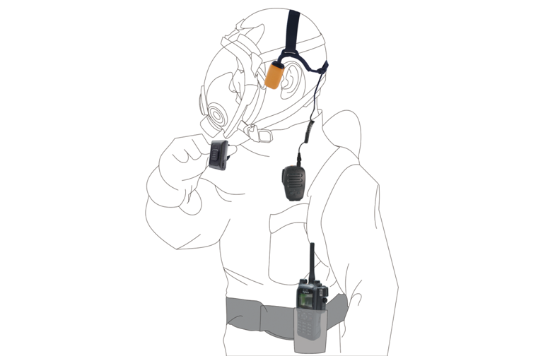 骨传导对讲蓝牙耳机